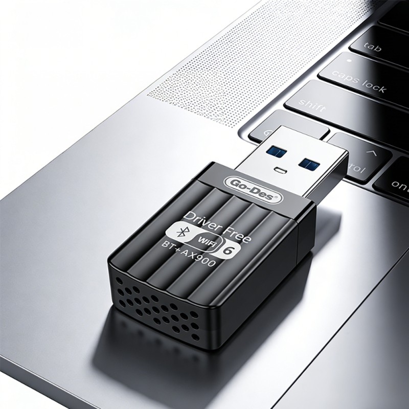 Go Des GD-BT118 Dual Band WiFi - Bluetooth USB Adapter - 3