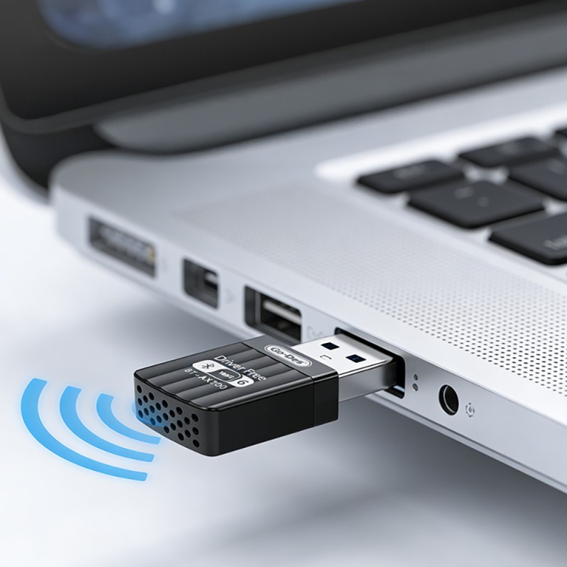 Go Des GD-BT118 Dual Band WiFi - Bluetooth USB Adapter - 4