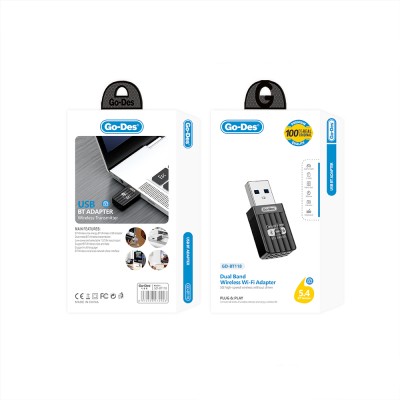 Go Des GD-BT118 Dual Band WiFi - Bluetooth USB Adapter - 7