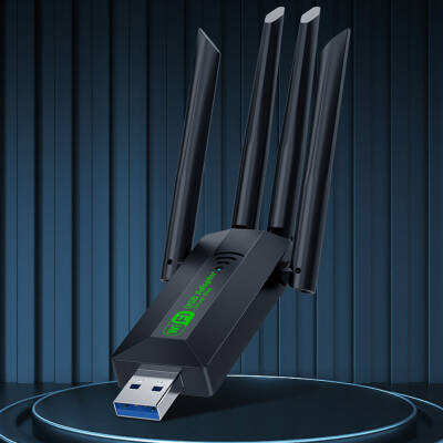 Go Des GD-BT318 Çift Bantlı 1200m 300Mbps 4 Antenli Kablosuz İnternet Sağlayıcı USB WiFi Adaptör - 4