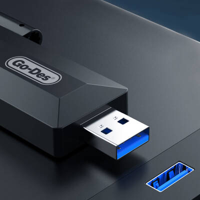 Go Des GD-BT318 Çift Bantlı 1200m 300Mbps 4 Antenli Kablosuz İnternet Sağlayıcı USB WiFi Adaptör - 5