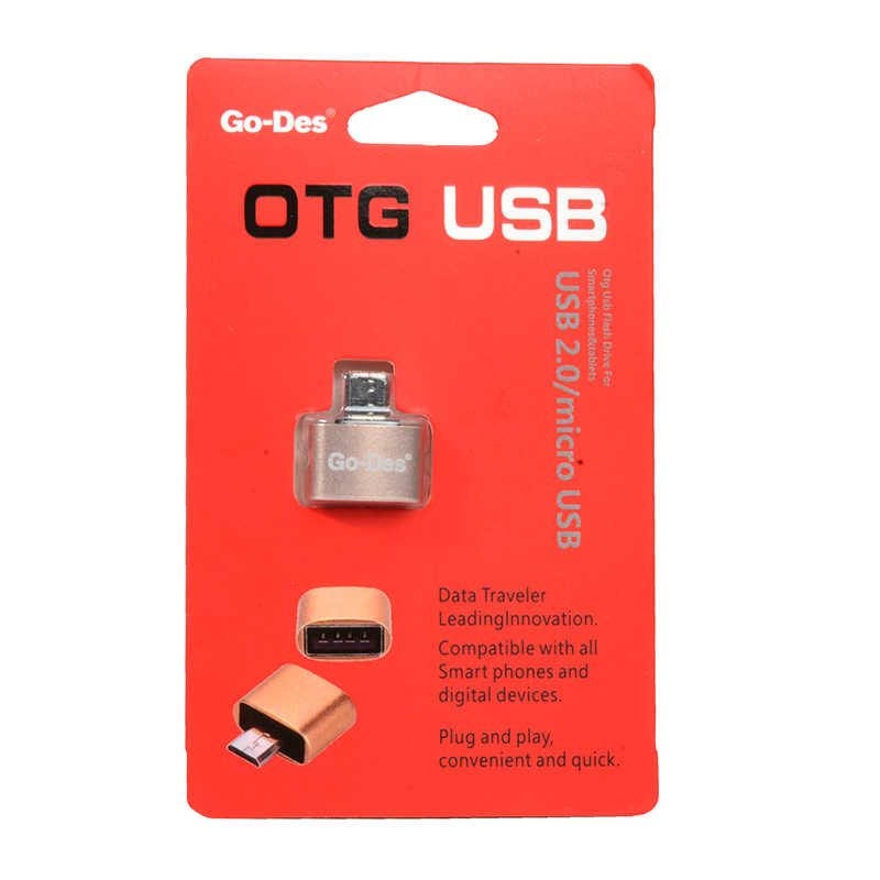 Go Des GD-CT06 Micro Otg - Gold