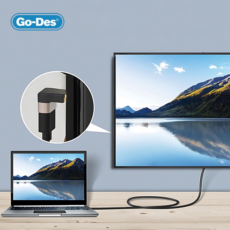 Go Des GD-CT082 HDTV HDMI Adaptör 8K HD 2.1 Versiyon Görüntü Aktarım Cihazı - 3