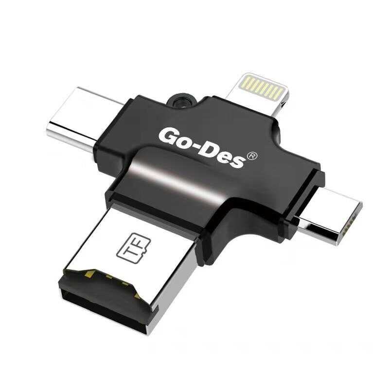 Go Des GD-DK101 Hafıza Kart Okuyucu - Siyah