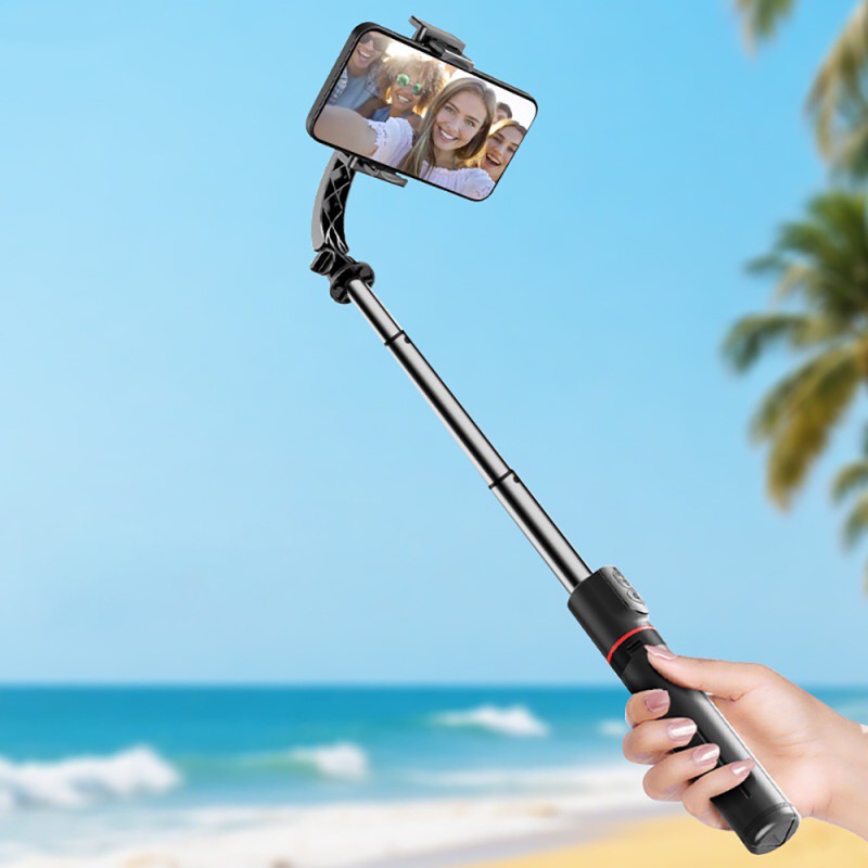 Go-Des GD-F06 Bluetooth Remote Controlled Telescopic Tripod Anti-Shake Selfie Stick - 7