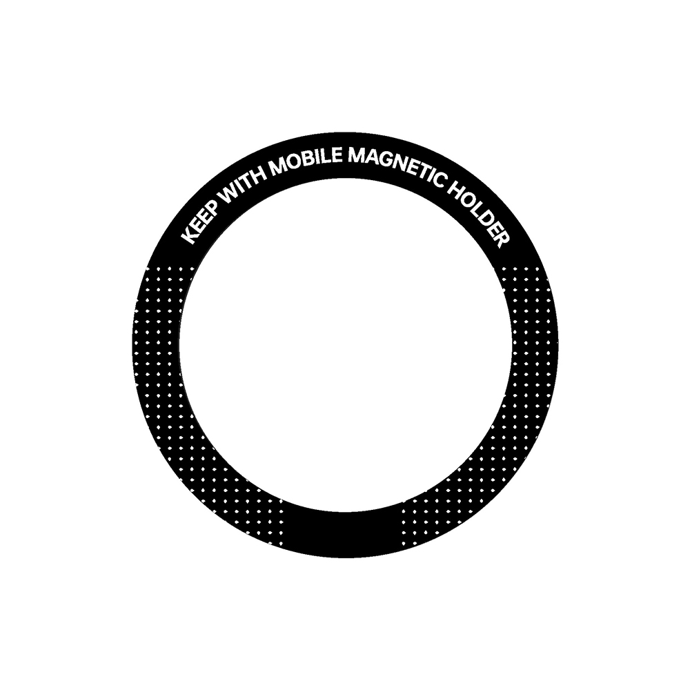 Go Des GD-G026 Halo Serisi iftli Metal M-safe Halkas - Siyah