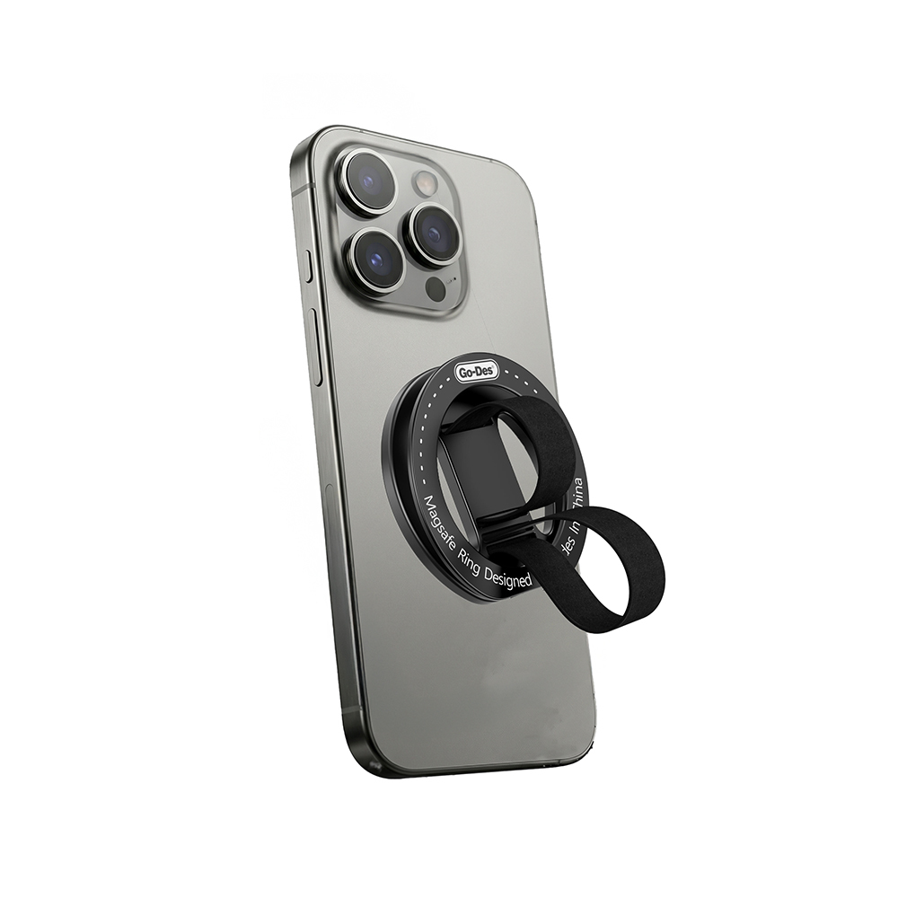 Go Des GD-G063 Standlı Magnetik Yüzük Tutucu Aparat - Siyah