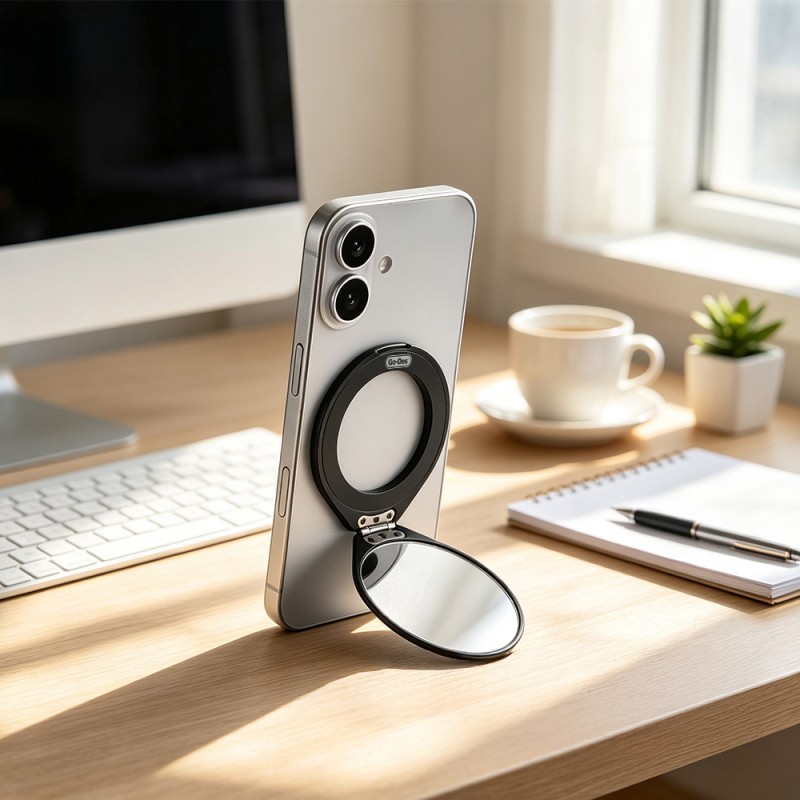 Go Des GD-G066 Magnetic Phone Stand with Makeup Mirror - 5