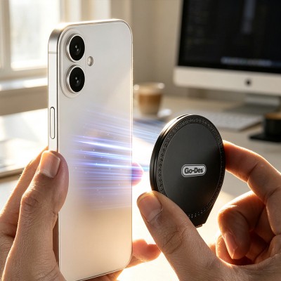 Go Des GD-G066 Makyaj Aynalı Magnetik Telefon Standı - 7