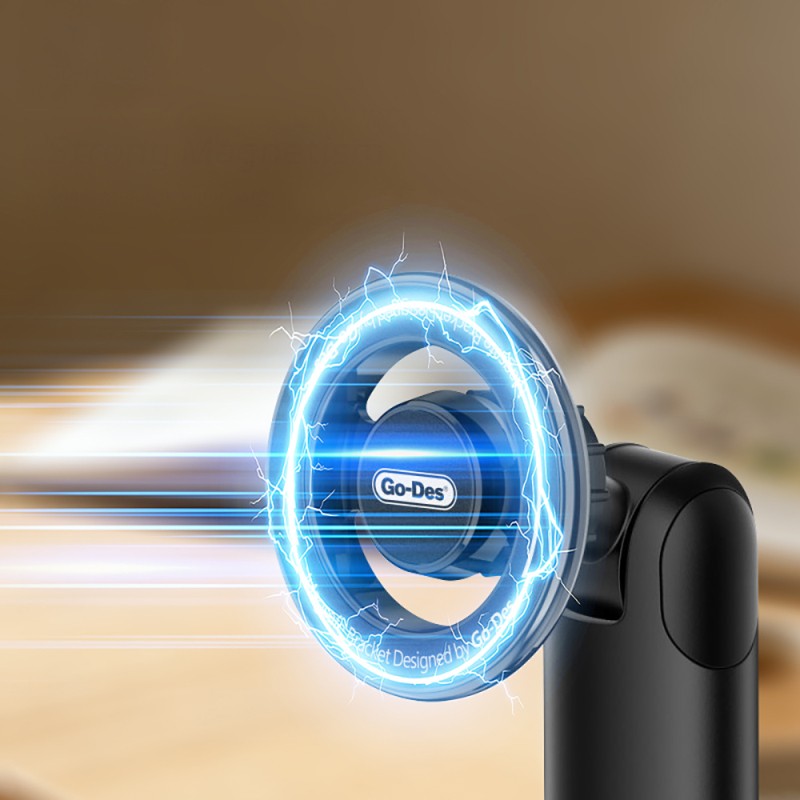 Go Des GD-HD268 Portable Foldable 360 ​​Degree Rotating Magnetic Phone Stand - 4