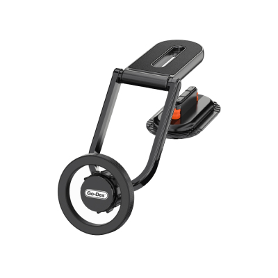 Go Des GD-HD275 Magnetik M-safe Uyumlu 360 Derece Dönebilen Düz Zemin Araç Telefon Tutucu - Go Des