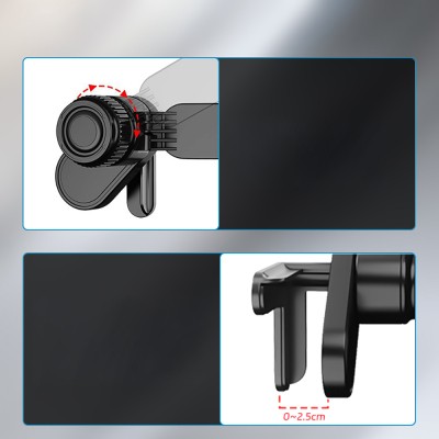 Go Des GD-HD341 V Köşeli Ayarlanabilir Magnetik Araç İçi Telefon Tutucu - 6