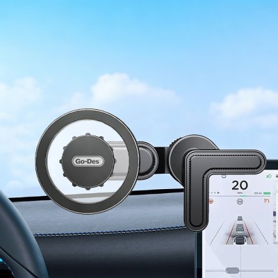 Go Des GD-HD341 V-Shaped Adjustable Magnetic Car Phone Holder - 3