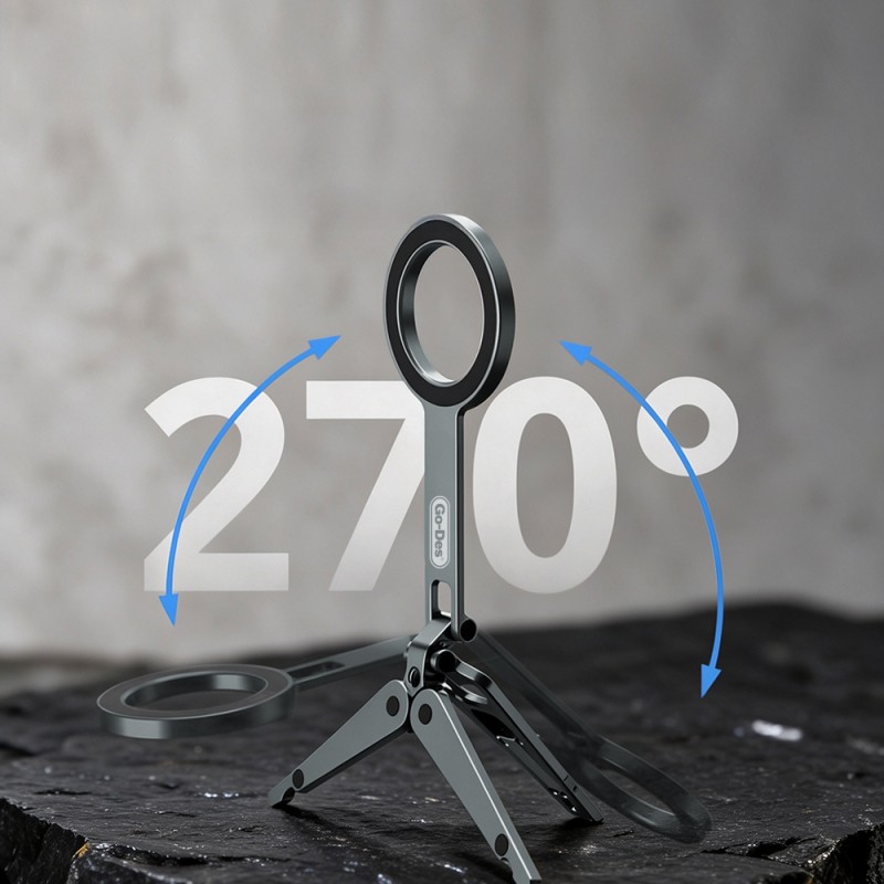 Go Des GD-HD377 270 Degree Rotating Multifunctional Magnetic Tripod - 6