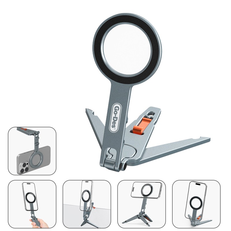 Go Des GD-HD377 270 Derece Dönebilen Çok Fonksiyonlu Magnetik Tripod - 2