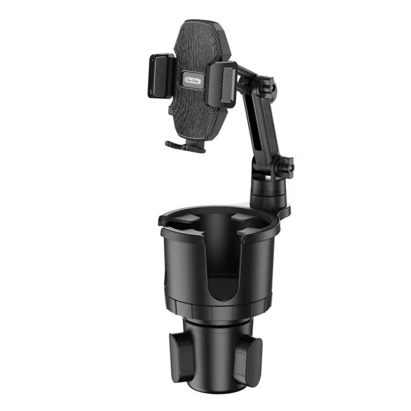 Go Des GD-HD566 360 Derece Dönebilen 2 in 1 Araç Telefon Tutucu Ve Bardak Tutucu - 1