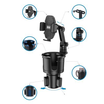 Go Des GD-HD566 360 Derece Dönebilen 2 in 1 Araç Telefon Tutucu Ve Bardak Tutucu - 3