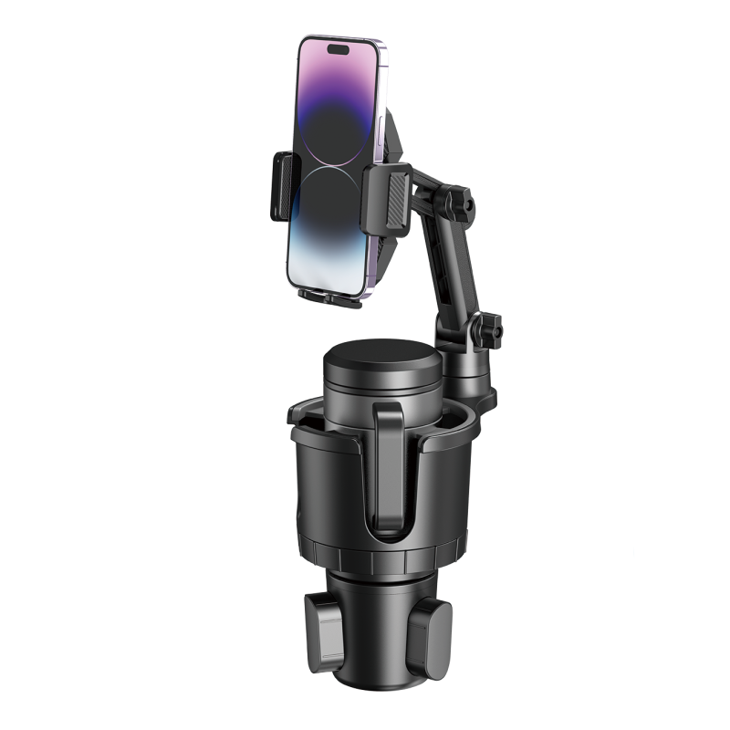 Go Des GD-HD566 360 Derece Dönebilen 2 in 1 Araç Telefon Tutucu Ve Bardak Tutucu - 2