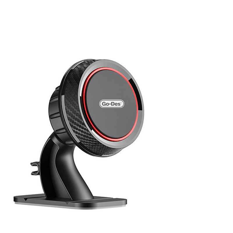 Go Des GD-HD620 Magnetik Araç Telefon Tutucu - Siyah-Kırmızı