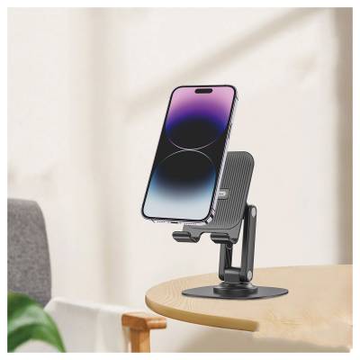 Go Des GD-HD757 Taşınabilir Katlanabilir 360 Dönebilen Metal Telefon ve Tablet Standı - 4