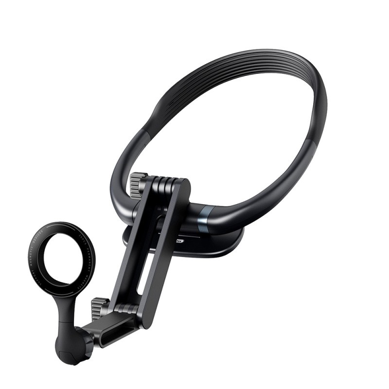 Go Des GD-HD827 2in1 Eller Serbest Magnetik Boyun Askılı Telefon Tutucu - 1