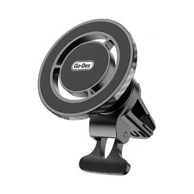 Go Des GD-HD911 M-safe Magnetik Özellikli 360° Dönebilen Havalandırma ve Düz Zemin Telefon Tutucu - Go Des
