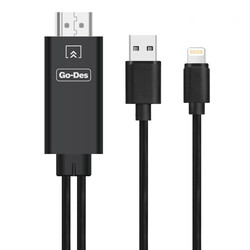 Go Des GD-HM806 Lightning To HDMI Kablo - Go Des