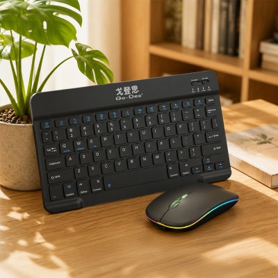 Go Des GD-KB323 Ergonomic 2-in-1 Bluetooth Wireless Keyboard and Mouse Set - 3