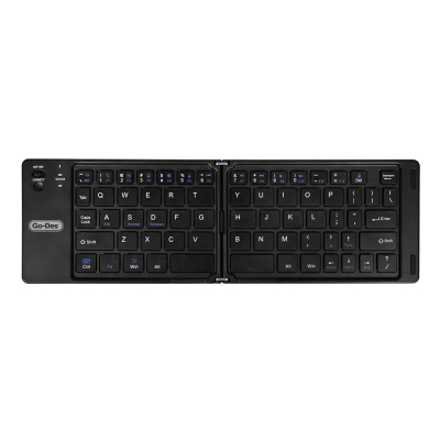 Go Des GD-KB326 Sessiz Tuş Tasarımlı Katlanabilir Bluetooth Bağlantılı Kablosuz Klavye - Go Des