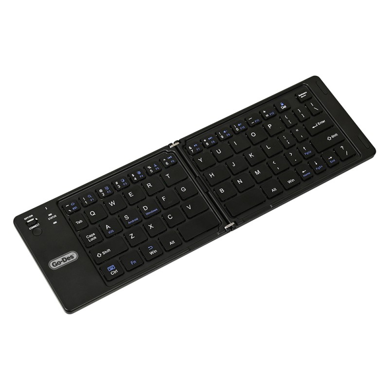Go Des GD-KB326 Sessiz Tuş Tasarımlı Katlanabilir Bluetooth Bağlantılı Kablosuz Klavye - 2