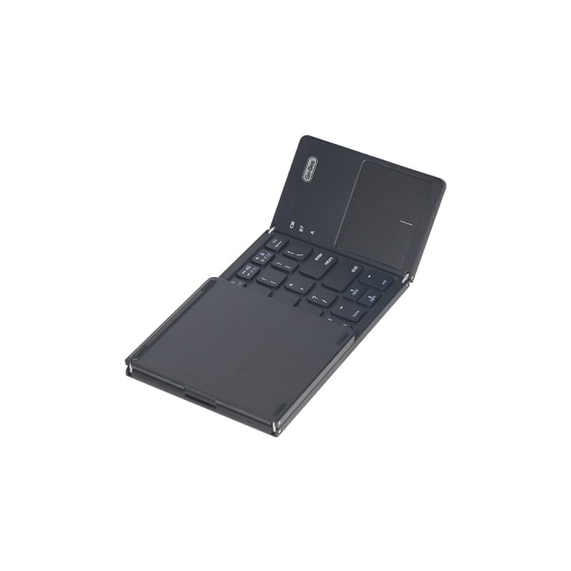 Go Des GD-KB328 Foldable Wireless Keyboard with Silent Key Design, Touchpad, and Bluetooth Connectivity. - 2