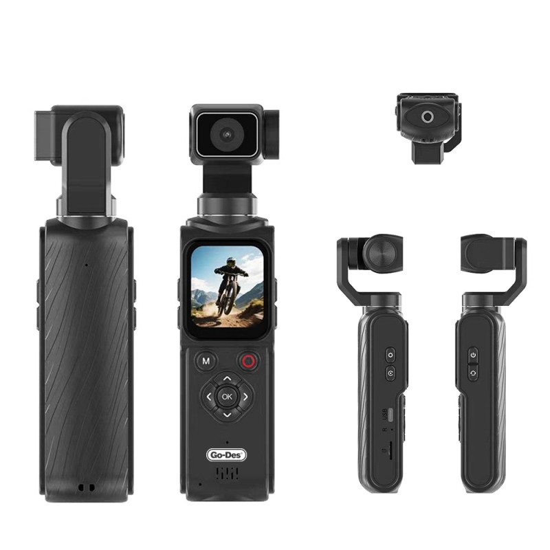 Go Des GD-ST121 4K Ultra HD 330 Derece Dönebilen Aksiyon Kamerası - 2