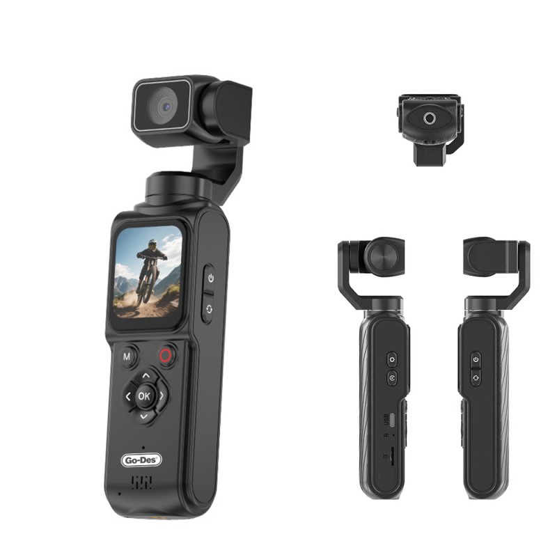 Go Des GD-ST121 4K Ultra HD 330 Derece Dönebilen Aksiyon Kamerası - 3