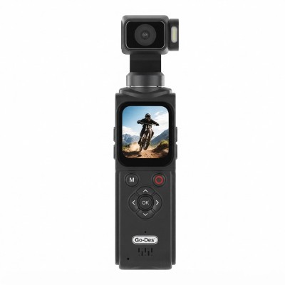 Go Des GD-ST121 4K Ultra HD 330 Derece Dönebilen Aksiyon Kamerası - 1