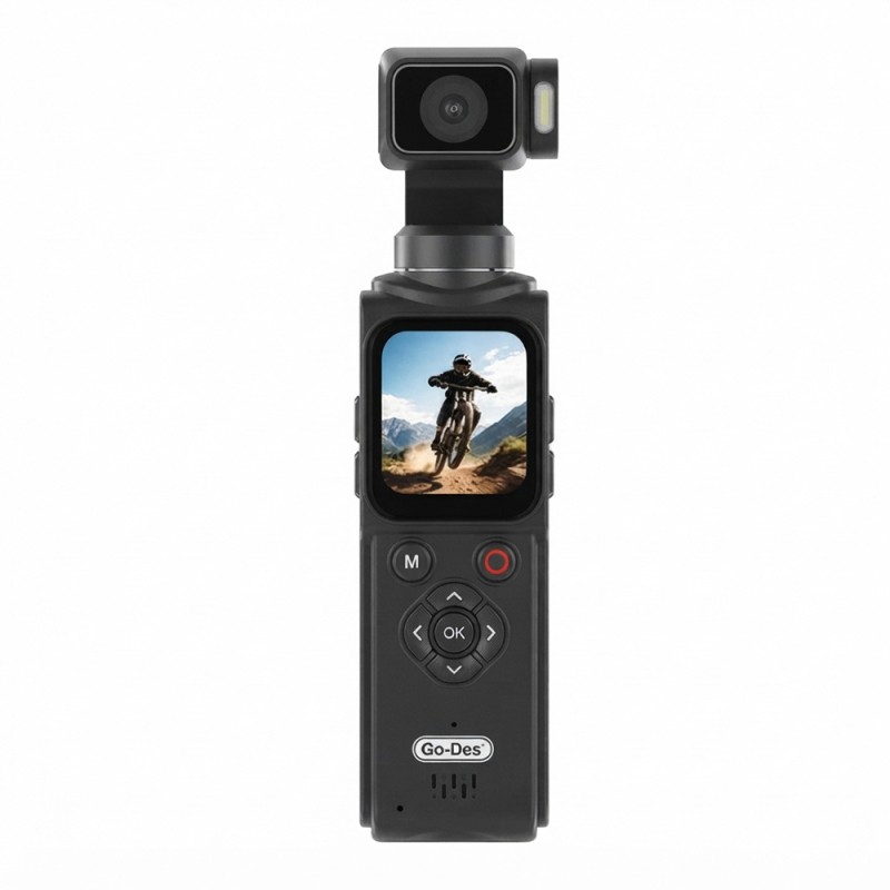 Go Des GD-ST121 4K Ultra HD 330 Derece Dönebilen Aksiyon Kamerası - 1