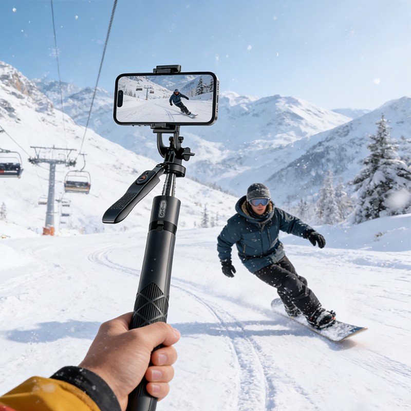 Go Des GD-ST82 360 Derece Pan-Tilt Özellikli Tripod Gimbal Stabilizatör - 4