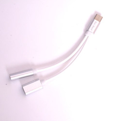 Go Des GD-UC010 2 in 1 Usb-C To 3.5mm Audio Adaptör - Go Des