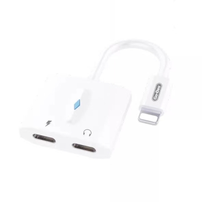 Go Des GD-UC039 Lightning To Lightning Kulaklık Çıkışlı Lightning Dönüştürücü - Go Des