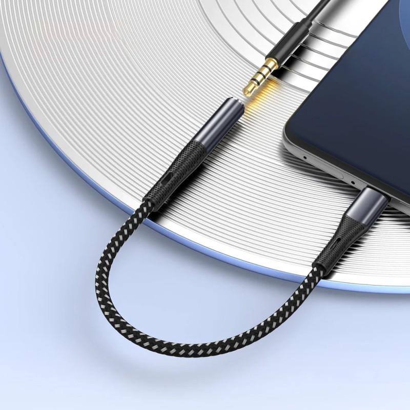 Go Des GD-UC165 Type-C to 3.5mm Hi-Fi Aux Çevirici Örgülü Ses Adaptörü - 3