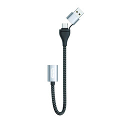 Go Des GD-UC316 2 in 1 Type-C ve USB Arayüzlü OTG Kablo - Go Des