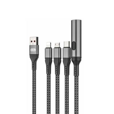 Go Des GD-UC321 4in1 Lightning – Type-C – Micro USB Ultra Hızlı Şarj Kablosu + Çakmak - Go Des