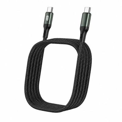 Go Des GD-UC575 Type-C to Type-C PD Örgü Tasarımlı Hızlı Şarj Özellikli Data ve Şarj Kablosu 40W 3M - Go Des
