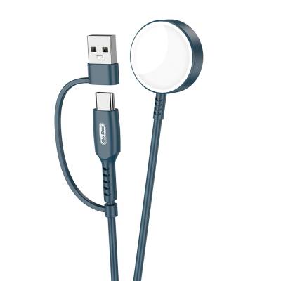 Go Des GD-UC608 Apple Watch Serisi Akıllı Saat Wireless 2 in 1 PD - Usb Hızlı Şarj Kablosu - Go Des