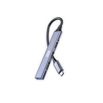 Go Des GD-UC702S USB3.0 + USB2.0 + USB1.1 + 5Gbps Type-C Bağlantılı 4in1 Hub - Go Des