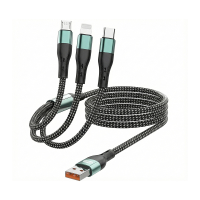 Go Des GD-UC829 3in1 Lightning – Type-C – Micro Hızlı Şarj Kablosu 1M - Go Des