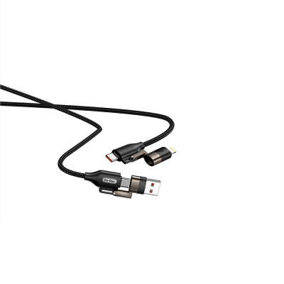 Go Des GD-UC831 4-in-1 PD Multi-USB-A + Type-C to Type-C + Lightning Charging and Data Cable 65W 1.2M - Go Des