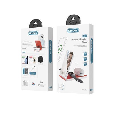 Go Des GD-WL766 Magnetic Wireless 4 in 1 Charging Station with Fast Charge 30W - 2