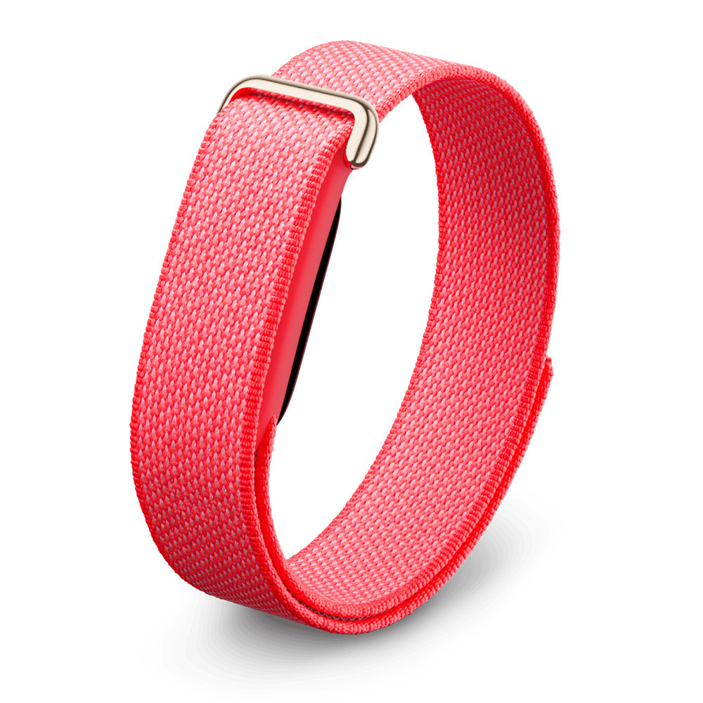 Google Fitbit Air Zore KRD-03 Hasır Kordon - Kırmızı