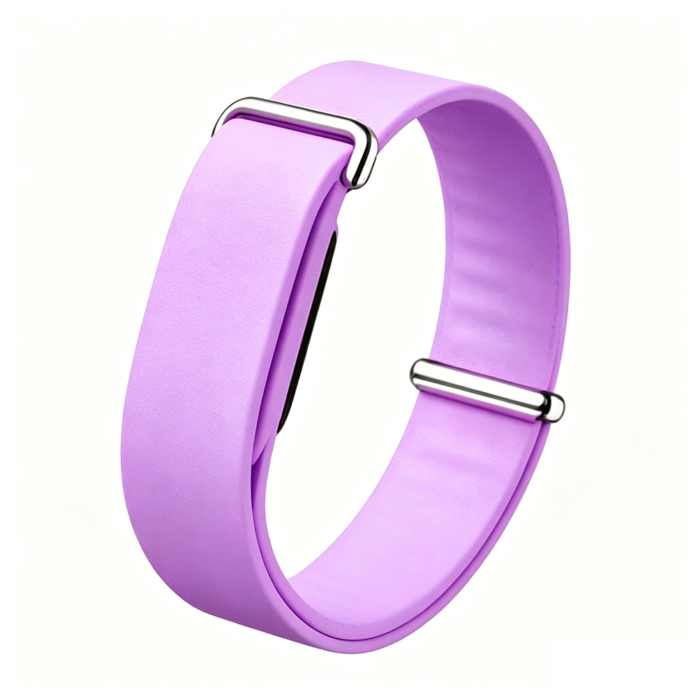 Google Fitbit Air Zore KRD-162 Silikon Kordon - Lila