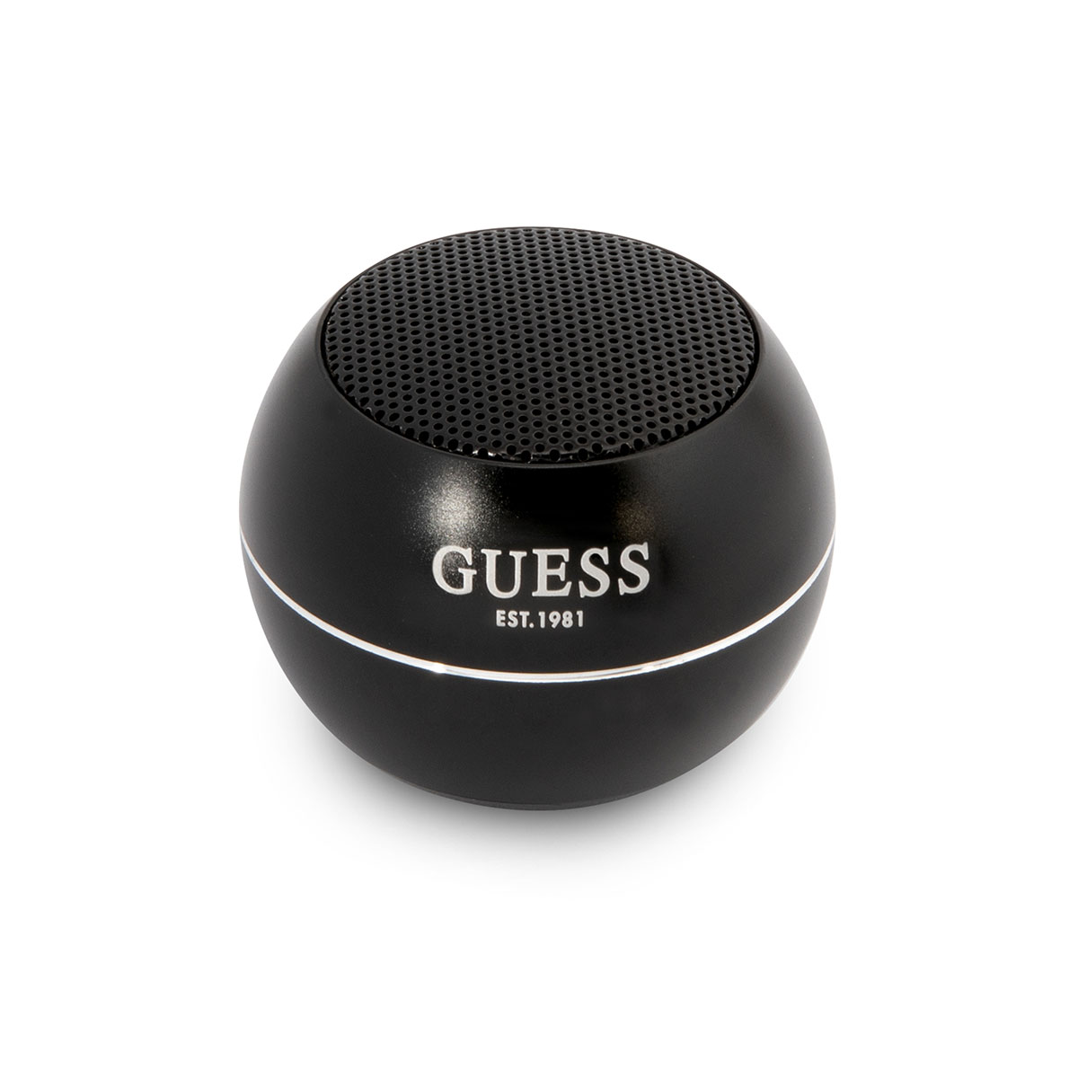 GUESS Alüminyum Alaşım Gövde Tasarımlı Mini Bluetooth Speaker - Siyah